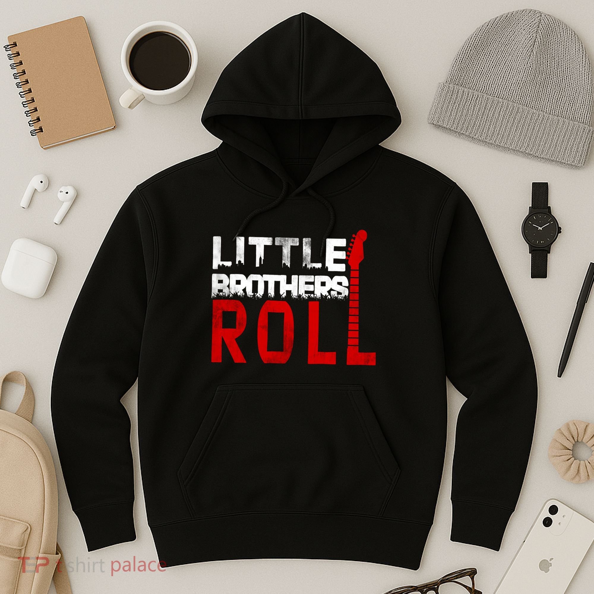 Rock And Roll Little Brothers Hoodie