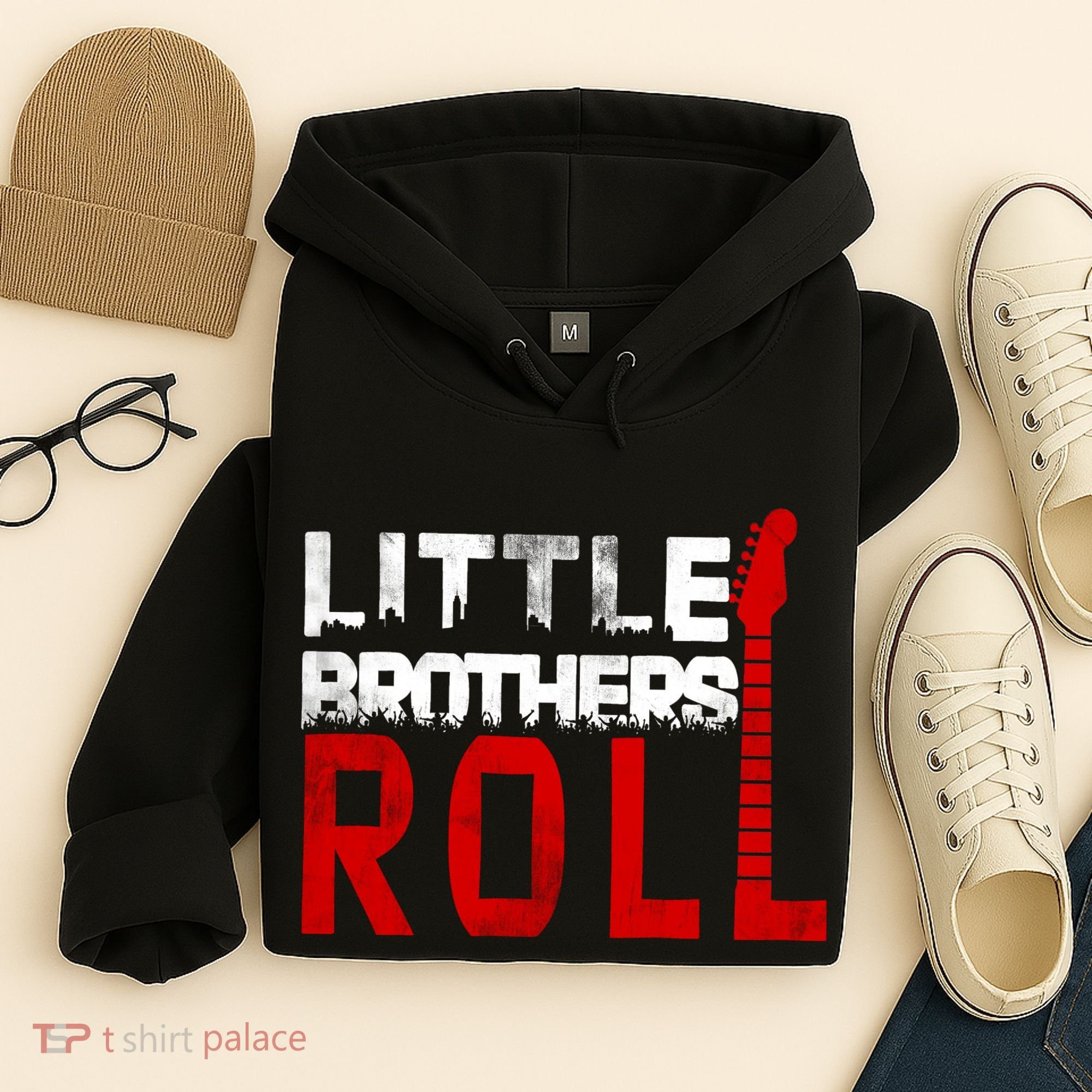 Rock And Roll Little Brothers Hoodie