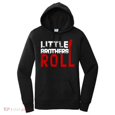 Rock And Roll Little Brothers Women's Hoodie
