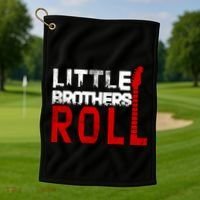 Rock And Roll Little Brothers Golf Towel thumb 1