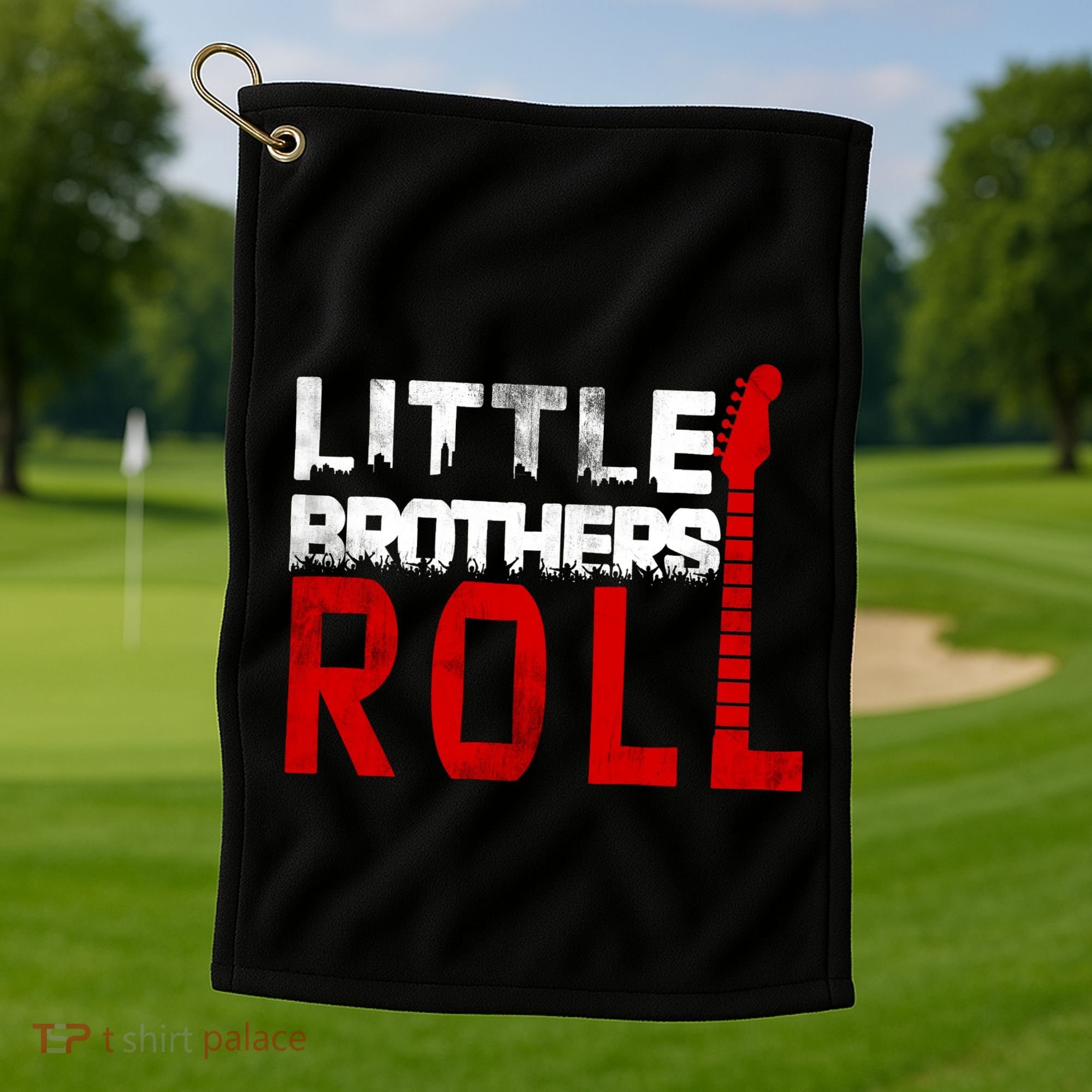 Rock And Roll Little Brothers Golf Towel
