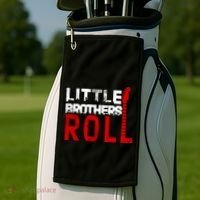 Rock And Roll Little Brothers Golf Towel thumb 2