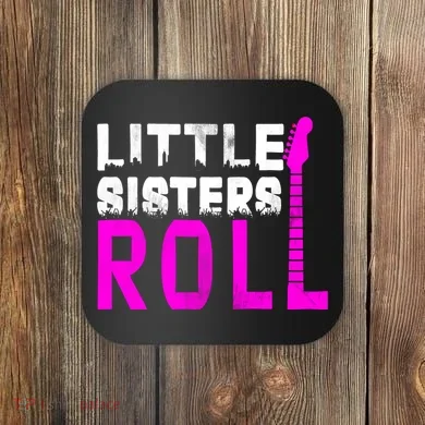 Rock And Roll Little Sisters Coaster