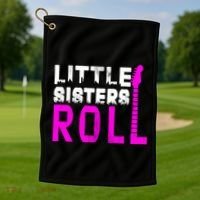 Rock And Roll Little Sisters Golf Towel thumb 1