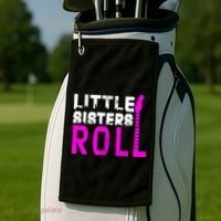 Rock And Roll Little Sisters Golf Towel thumb 2