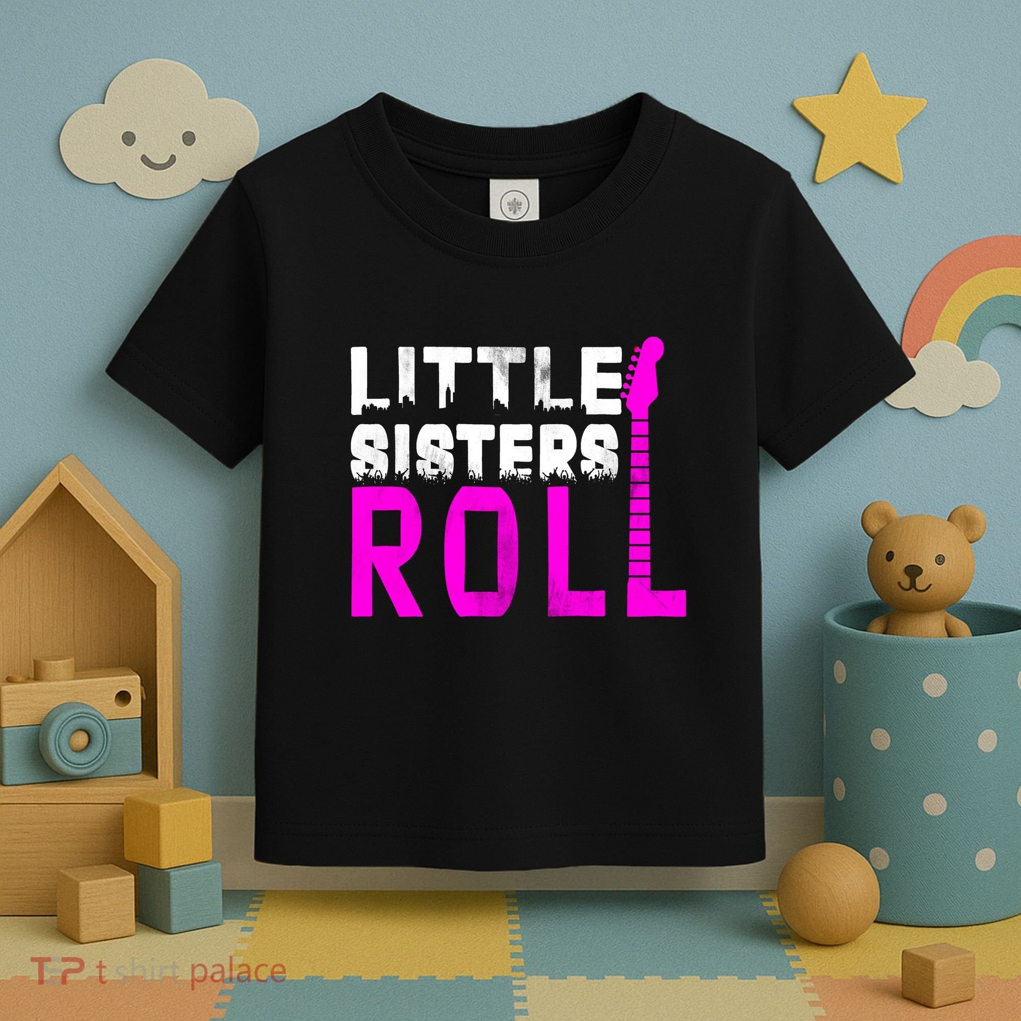Rock And Roll Little Sisters Toddler T-Shirt
