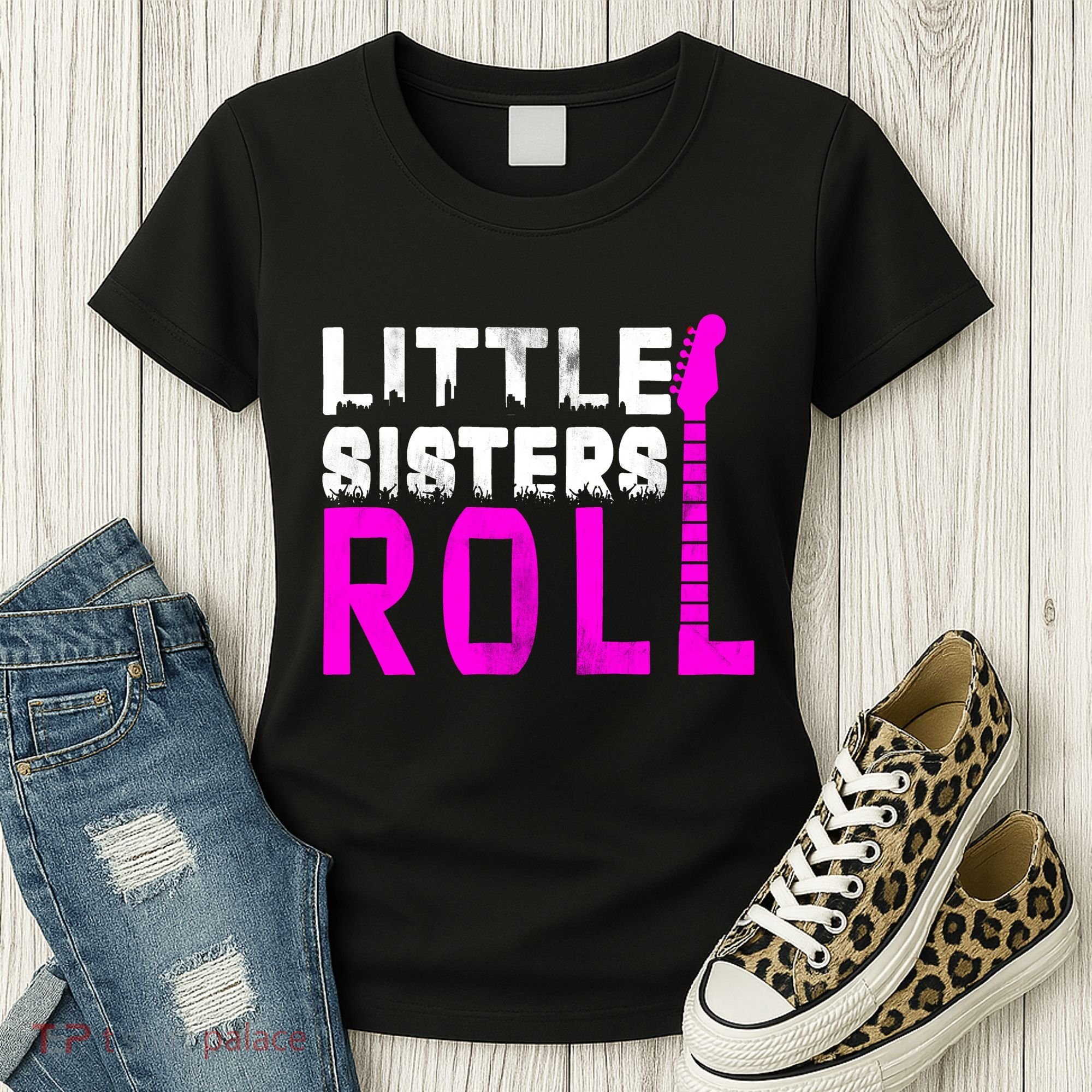 Rock And Roll Little Sisters Women's T-Shirt