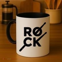 Rock Music Drum Coffee Mug thumb 4