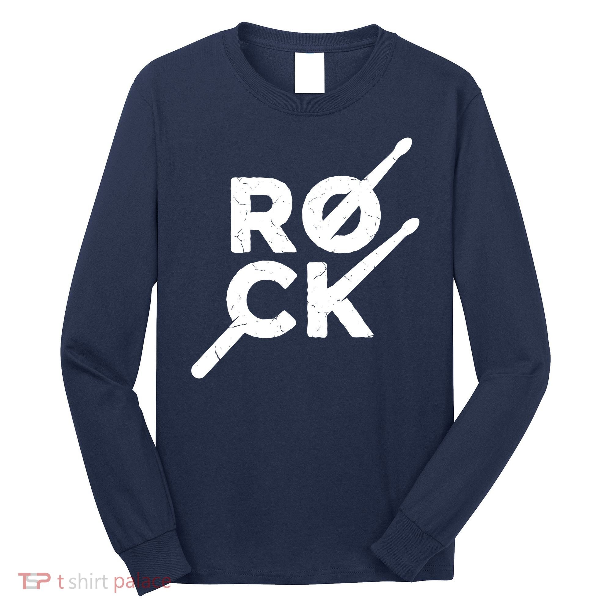 Rock Music Drum Long Sleeve Shirt