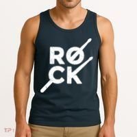 Rock Music Drum Tank Top thumb 3