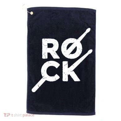 Rock Music Drum Golf Towel