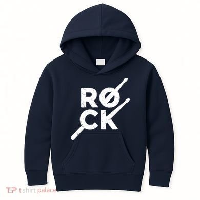 Rock Music Drum Kids Hoodie