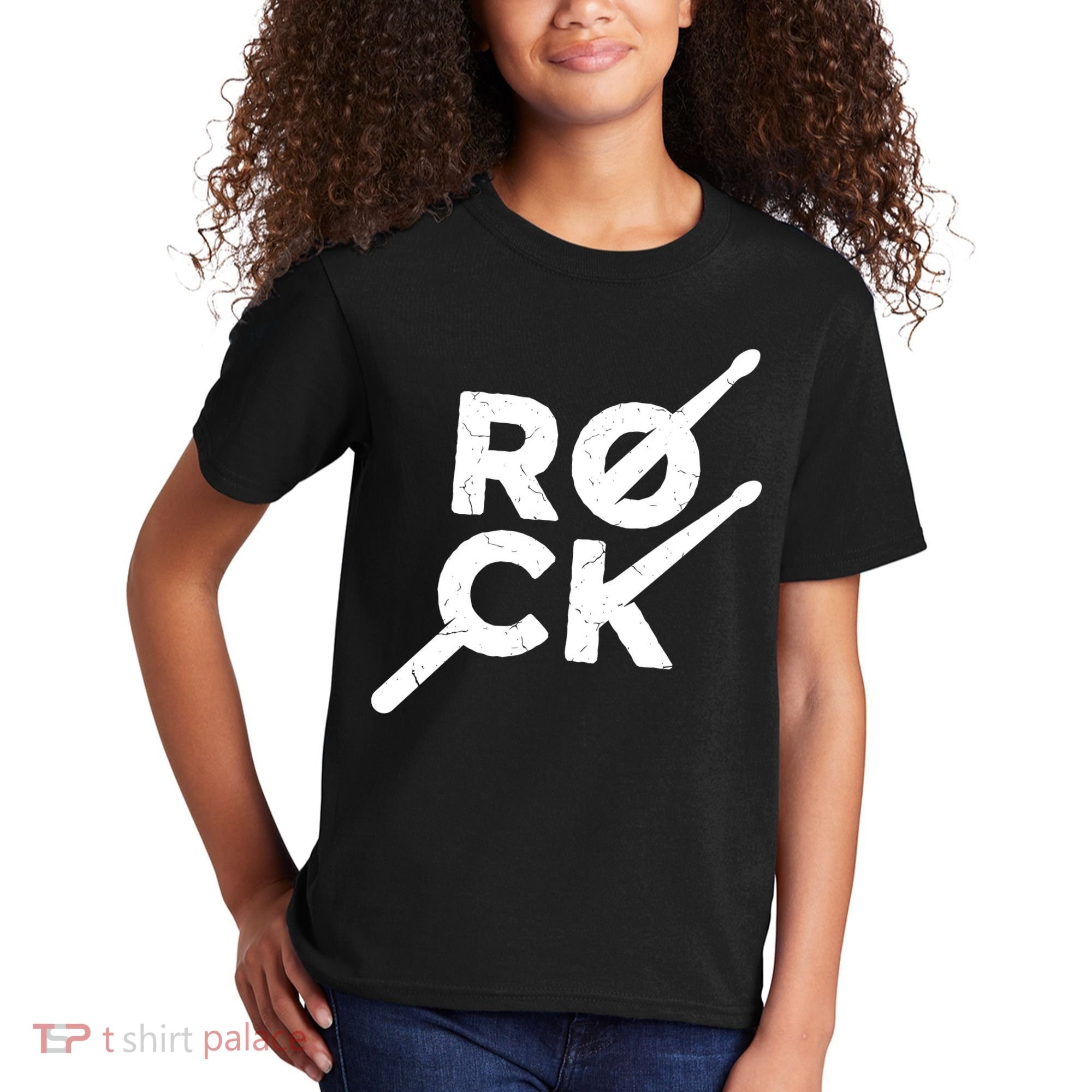 Rock Music Drum Kids T-Shirt