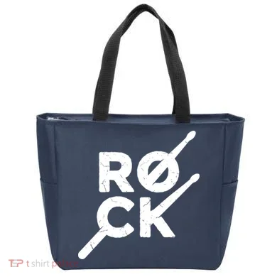 Rock Music Drum Tote Bag