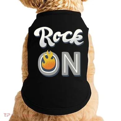 Rock On Flame Doggie Tank