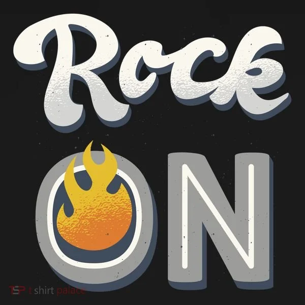 Rock On Flame Doggie Tank