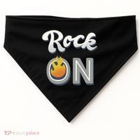 Rock On Flame USA-Made Doggie Bandana thumb 0