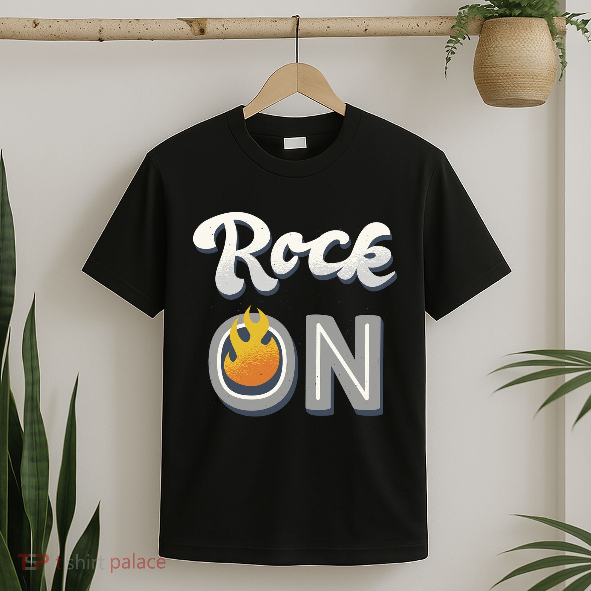 Rock On Flame T-Shirt
