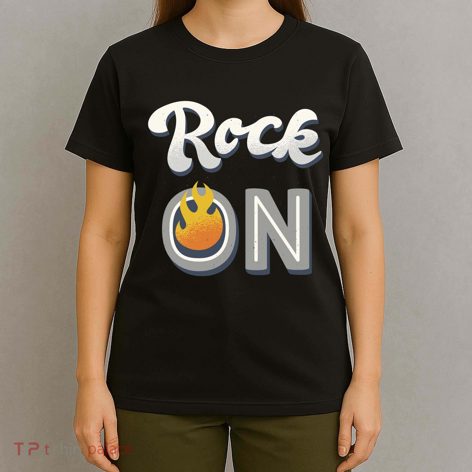 Rock On Flame T-Shirt