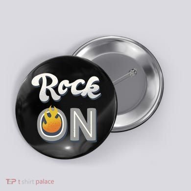 Rock On Flame Button