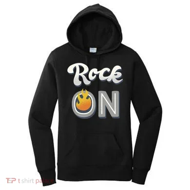Rock On Flame Women's Hoodie