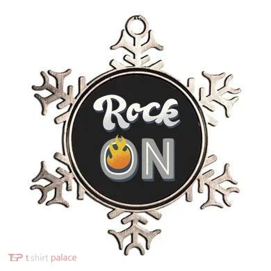 Rock On Flame Ornament