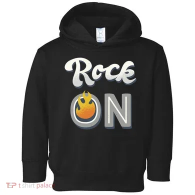 Rock On Flame Toddler Hoodie