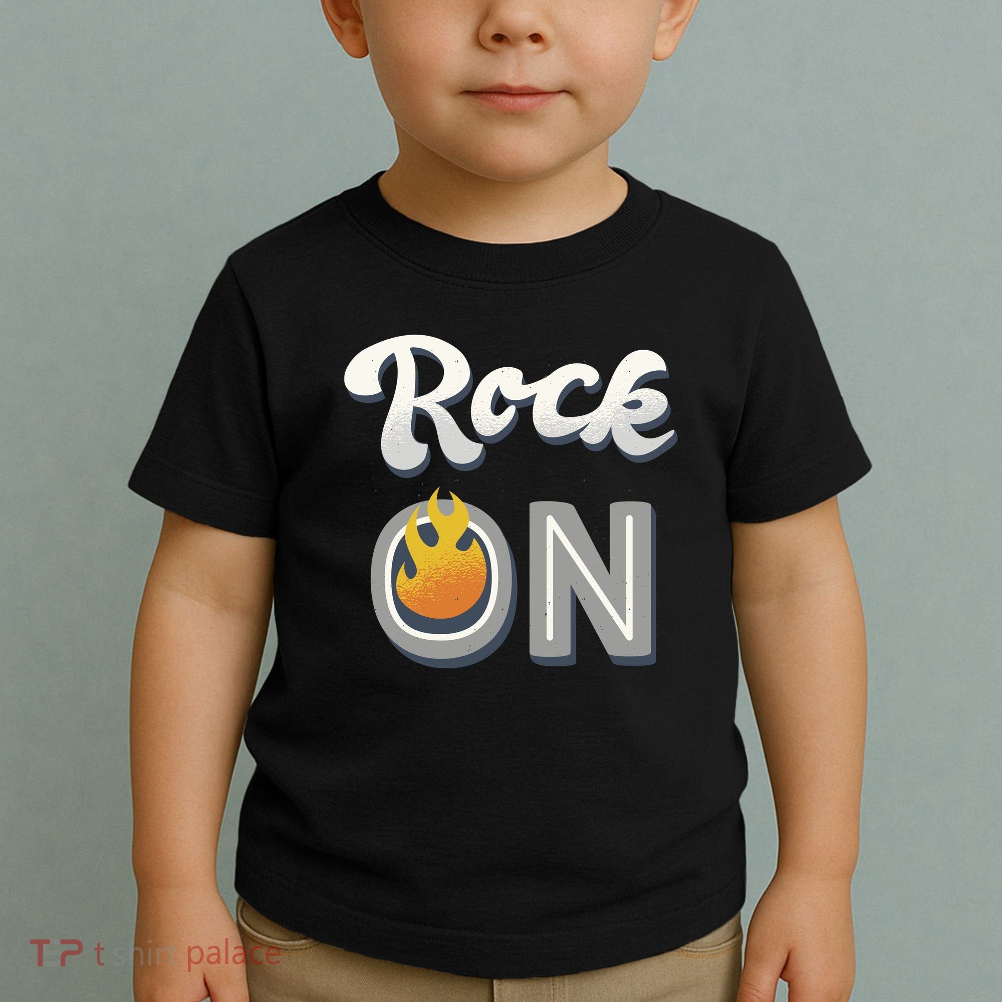 Rock On Flame Toddler T-Shirt