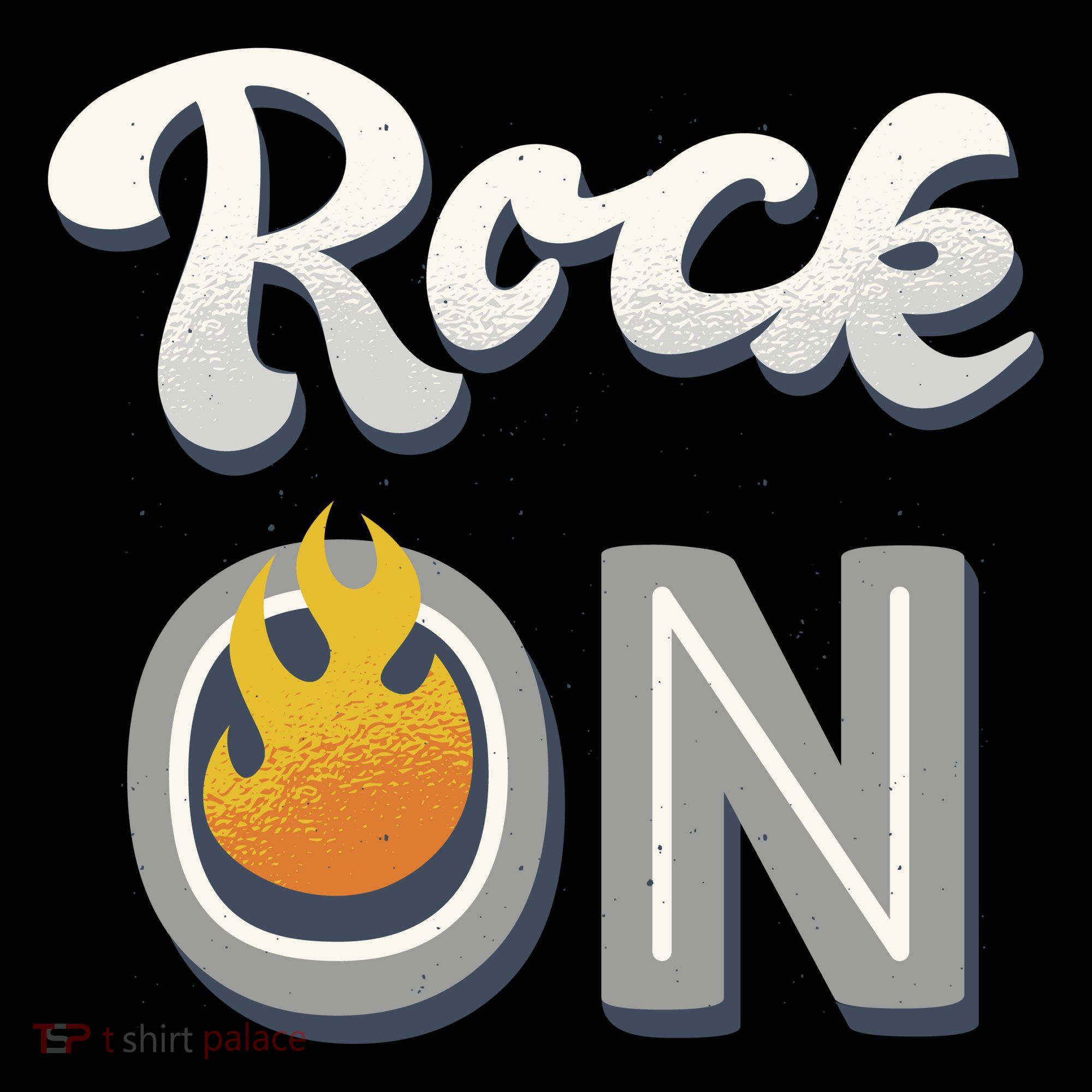 Rock On Flame Women's Long Sleeve Shirt
