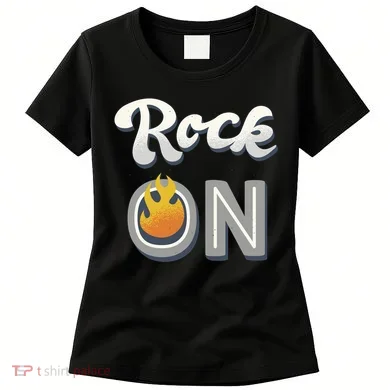 Rock On Flame Women's T-Shirt