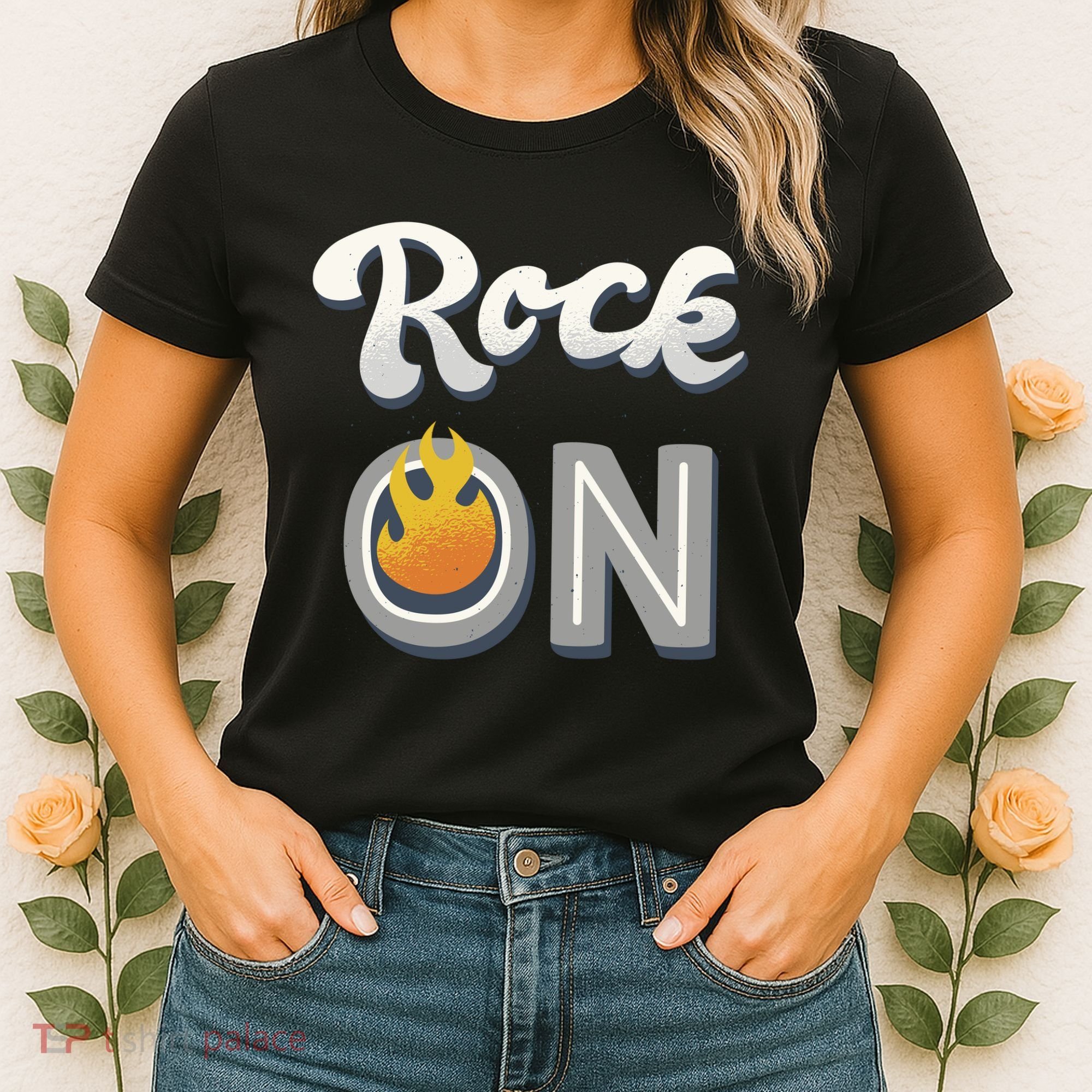 Rock On Flame Women's T-Shirt
