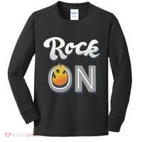 Rock On Flame Kids Long Sleeve Shirt thumb 0