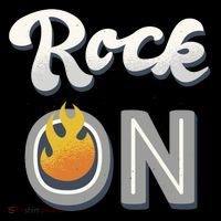 Rock On Flame Kids Long Sleeve Shirt thumb 2