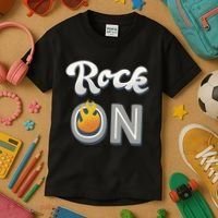 Rock On Flame Kids T-Shirt thumb 3