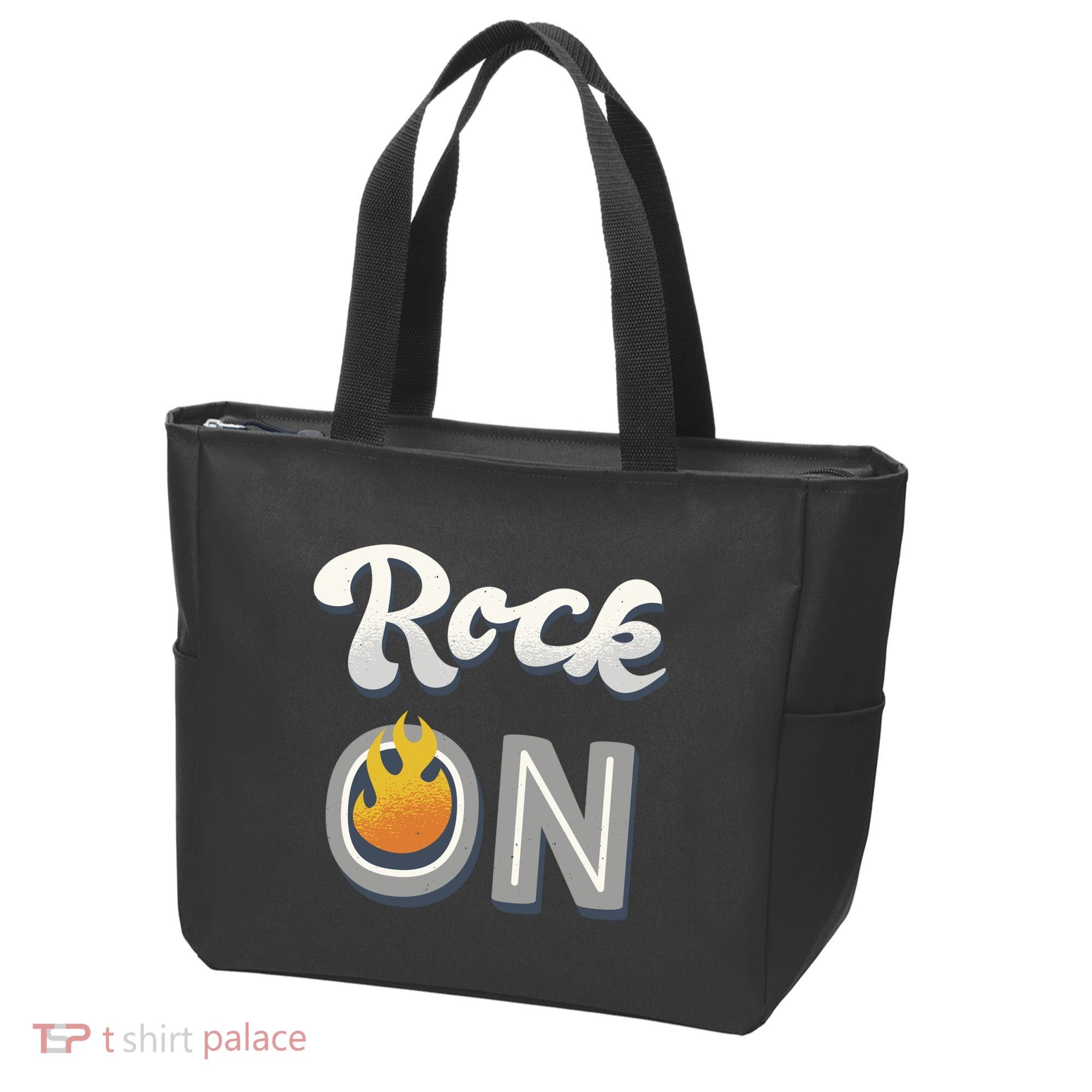 Rock On Flame Tote Bag