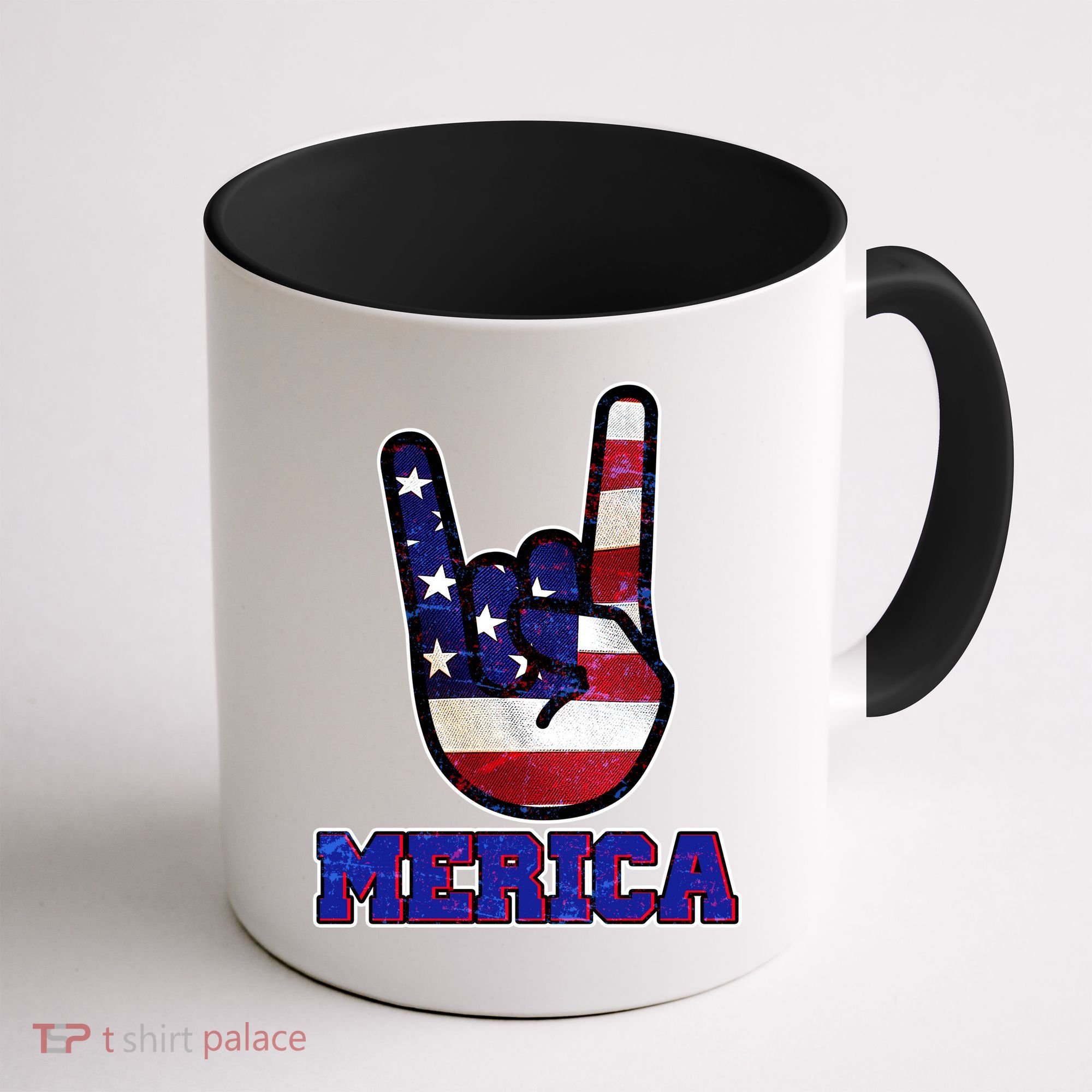 Rock On Merica Coffee Mug