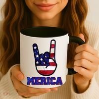 Rock On Merica Coffee Mug thumb 3