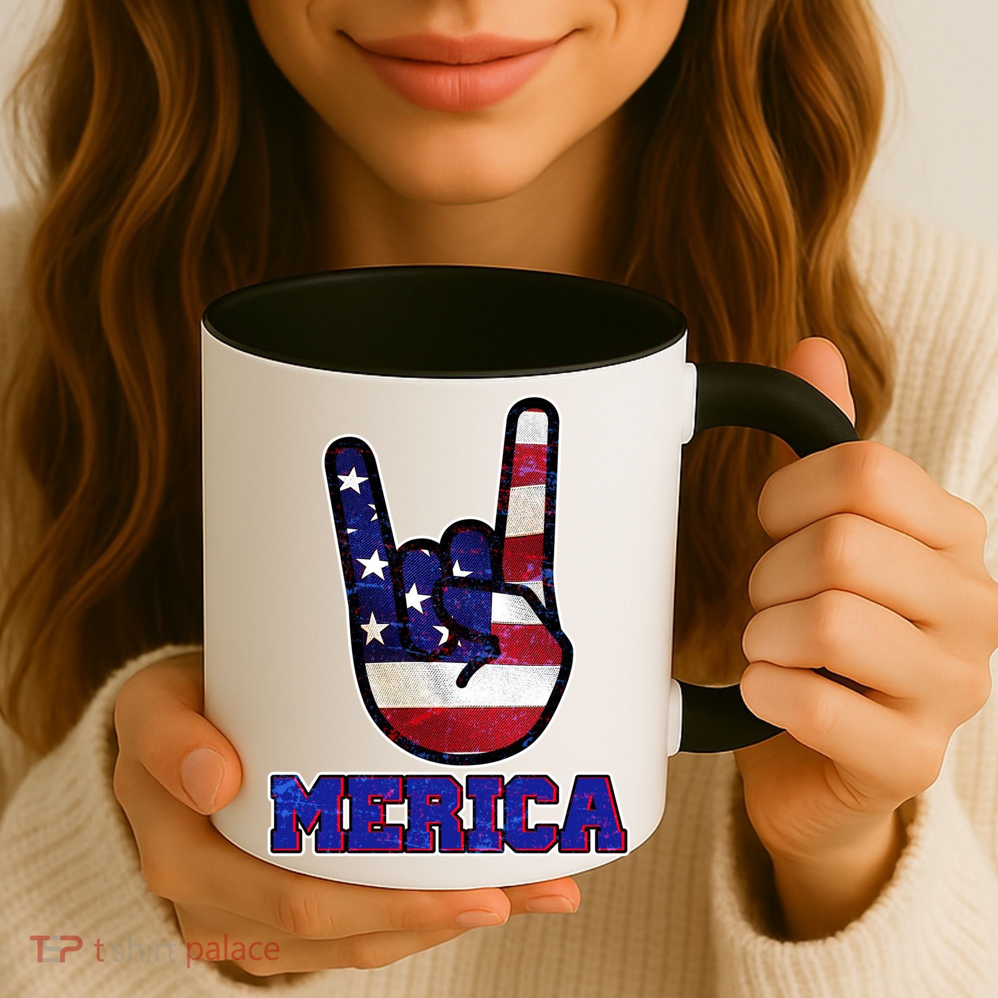 Rock On Merica Coffee Mug