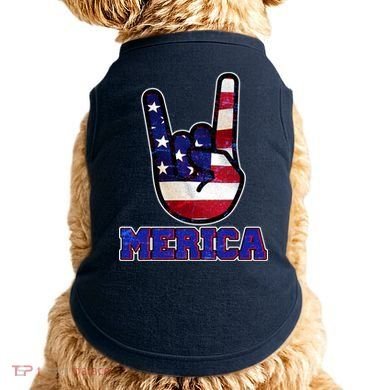 Rock On Merica Doggie Tank
