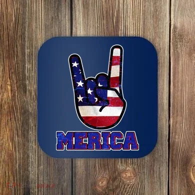 Rock On Merica Coaster