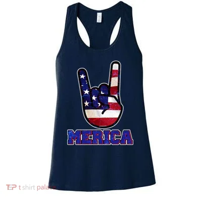 Rock On Merica Women's Tank Top