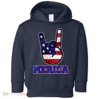 Rock On Merica Toddler Hoodie thumb 0