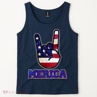 Rock On Merica Tank Top thumb 2
