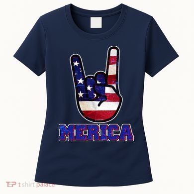 Rock On Merica Women's T-Shirt