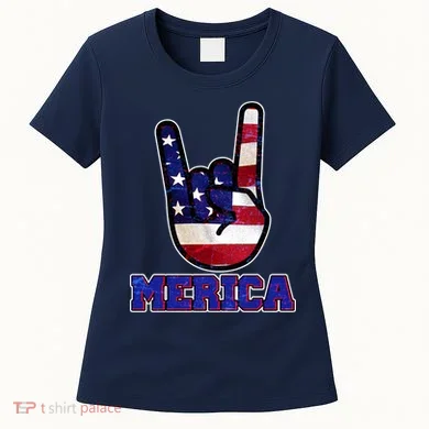 Rock On Merica Women's T-Shirt