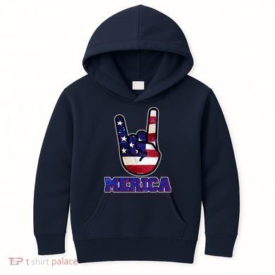 Rock On Merica Kids Hoodie