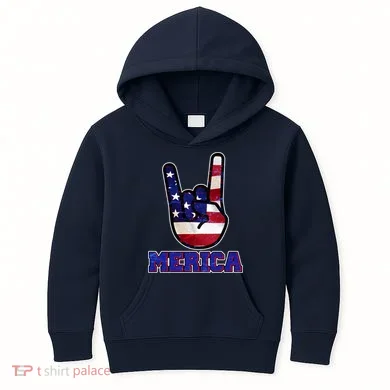 Rock On Merica Kids Hoodie