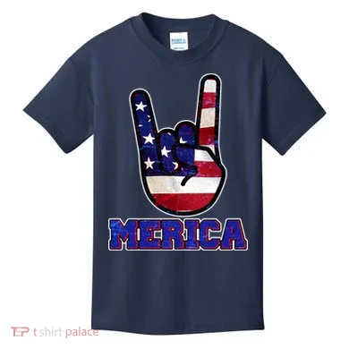 Rock On Merica Kids T-Shirt