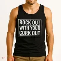 Rock Out With Your Cork Out Tank Top thumb 3
