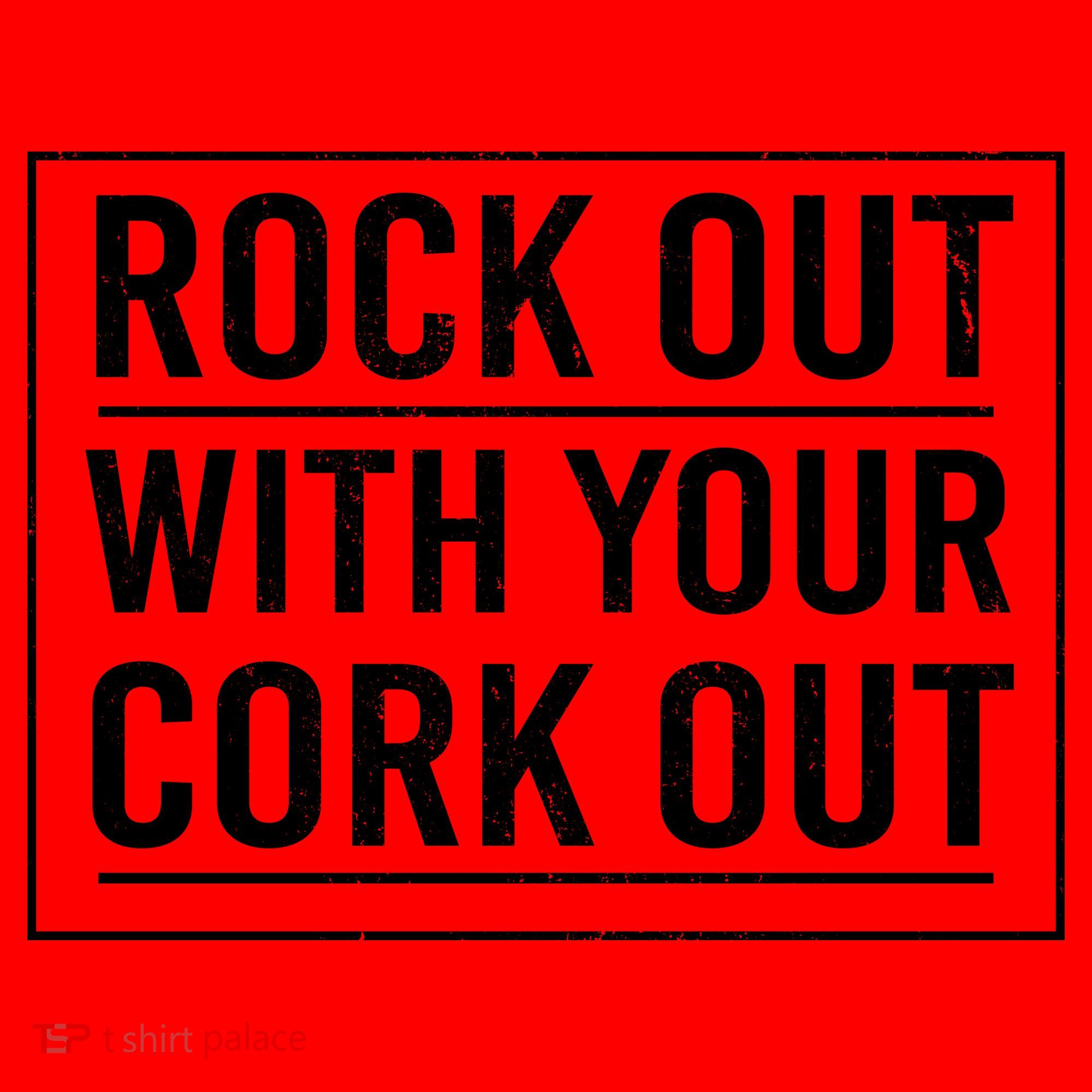 Rock Out With Your Cork Out Santa Hat